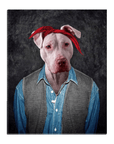 '2Pac Dogkur' Personalized Pet Standing Canvas
