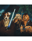 'Star Woofers 2' Personalized 3 Pet Puzzle