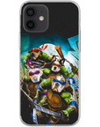 'Teenage Mutant Ninja Doggos' Personalized 4 Pet Phone Case