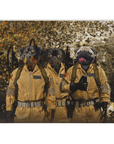 'Dog Busters' Personalized 3 Pet Blanket