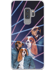 '1980s Lazer Portrait' Personalized 2 Pet Phone Case