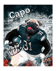 'Philadelphia Doggos' Personalized Pet Standing Canvas