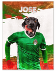 'Mexico Doggos Soccer' Personalized Pet Poster