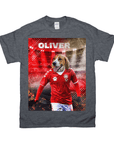 'Denmark Doggos Soccer' Personalized Pet T-Shirt
