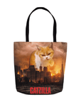 'Catzilla' Personalized Tote Bag