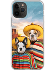 '2 Amigos' Personalized 2 Pet Phone Case