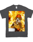 'The Firefighter' Personalized Pet T-Shirt