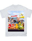 'The Beach Dogs' Personalized 4 Pet T-Shirt