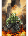 'Doggo Hulk' Personalized Dog Poster