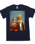 'King And Queen' Personalized 2 Pet T-Shirt