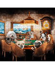 'The Poker Players' Personalized 7 Pet Puzzle