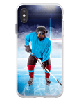 'The Hockey Player' Personalized Phone Case