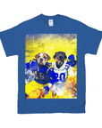 'Los Angeles Doggos' Personalized 2 Pet T-Shirt