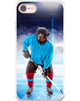 'The Hockey Player' Personalized Phone Case