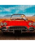 'The Classic Paw-Vette' Personalized Pet Puzzle