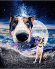 'Doggo in Space' Personalized 2 Pet Puzzle