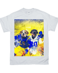 'Los Angeles Doggos' Personalized 2 Pet T-Shirt