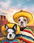 '2 Amigos' Personalized 2 Pet Phone Case