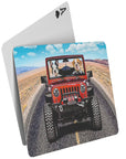 'The Yeep Cruisers' Personalized 2 Pet Playing Cards