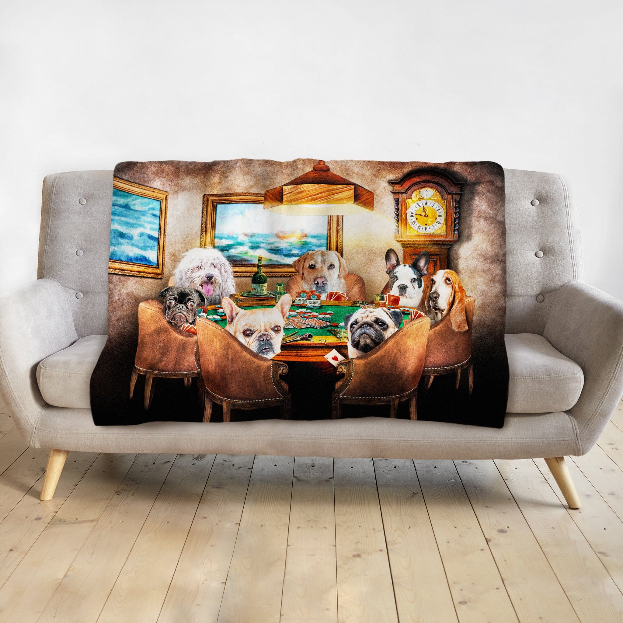 The Poker Players Personalized offers 7 Pet Canvas