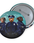 The Police Officer(s) ( 1 - 3 Pets) Custom Pin