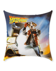 'Bark to the Future' Personalized Pet Throw Pillow