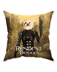'Resident Doggo' Personalized Pet Throw Pillow