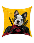'Deadpaw' Personalized Pet Throw Pillow