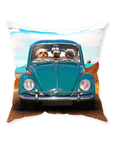 'The Beetle' Personalized 3 Pet Throw Pillow