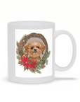 Personalized Christmas Wreath Pet Mug