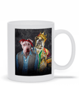 '2Paw And Notorious D.O.G.' Personalized 2 Pet Mug