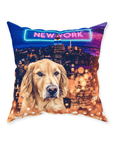 'Doggos of New York' Personalized Pet Throw Pillow