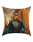 'Loki Doggo' Personalized Pet Throw Pillow