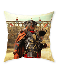 'The Gladiator' Personalized Pet Throw Pillow