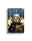 'The Marine' Personalized Pet Canvas