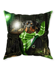 'Harry Dogger (Slytherawr)' Personalized Pet Throw Pillow