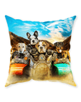 'Harley Wooferson' Personalized 6 Pet Throw Pillow