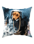 'D.O. Double G' Personalized Pet Throw Pillow