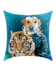 'Woofer King' Personalized Pet Throw Pillow
