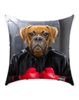 'The Boxer' Personalized Pet Throw Pillow