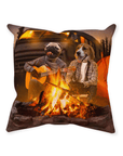 'The Campers' Personalized 2 Pet Throw Pillow