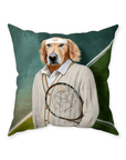 'The Tennis Player' Personalized Pet Throw Pillow