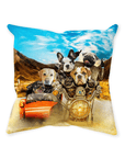 'Harley Wooferson' Personalized 5 Pet Throw Pillow