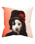 'Amy Doghouse' Personalized Pet Throw Pillow