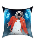 'The Furry Mercury' Personalized Pet Throw Pillow