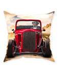 'The Hot Rod ' Personalized Pet Throw Pillow