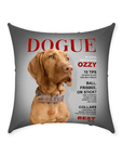 'Dogue' Personalized Pet Throw Pillow
