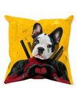 'Deadpaw' Personalized Pet Throw Pillow