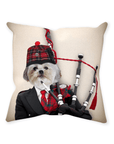 'The Bagpiper' Personalized Pet Throw Pillow
