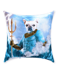 'Pawseidon' Personalized Pet Throw Pillow